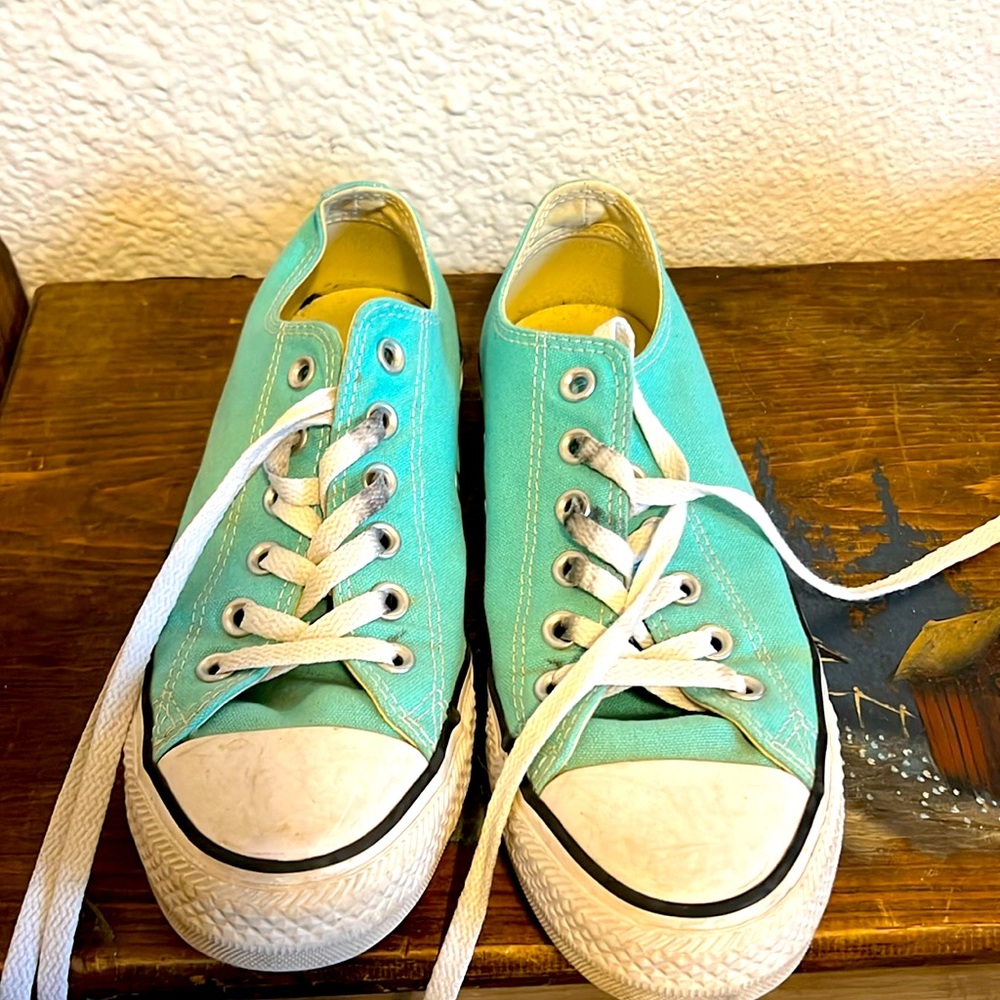 All star converse. No padding in tongue, a little dirty